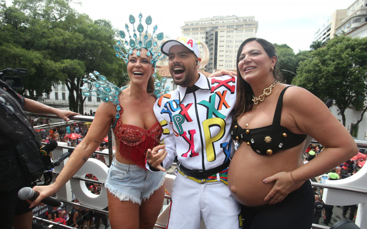 Bloco da Favorita, no Centro do Rio de Janeiro, neste domingo (04).