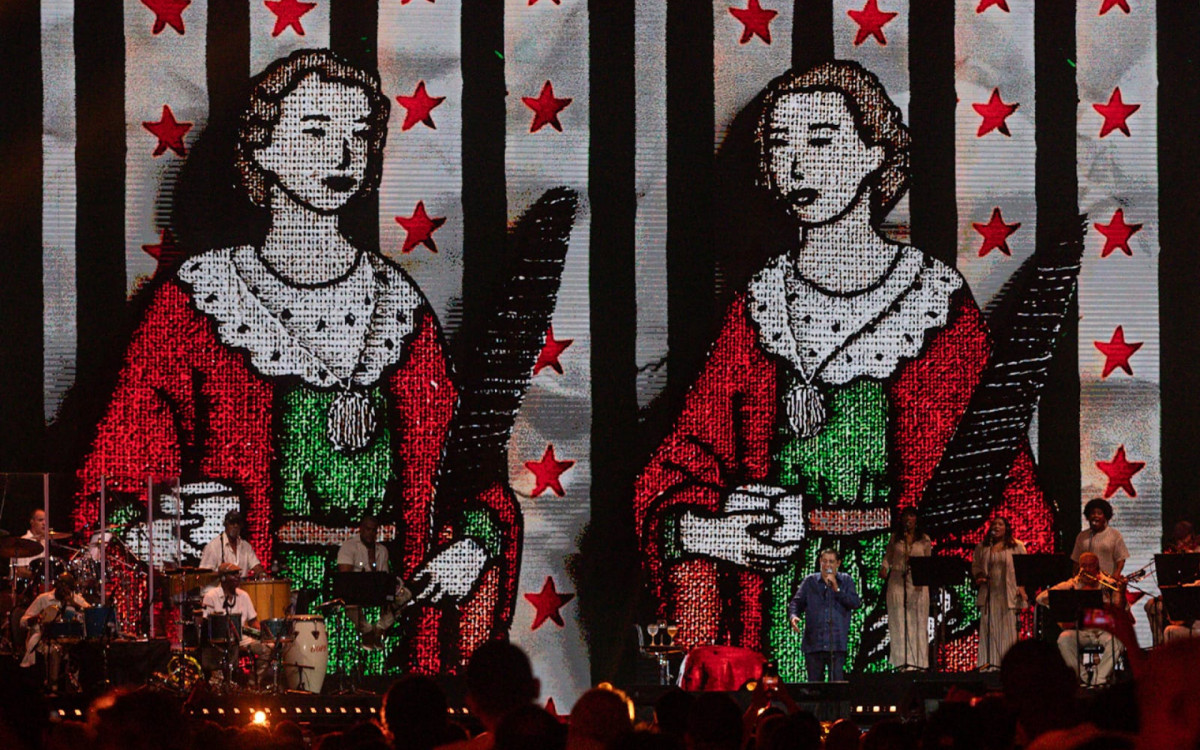 Primeiro show da turnê \'Zeca Pagodinho 40 anos\', no Engenhão
