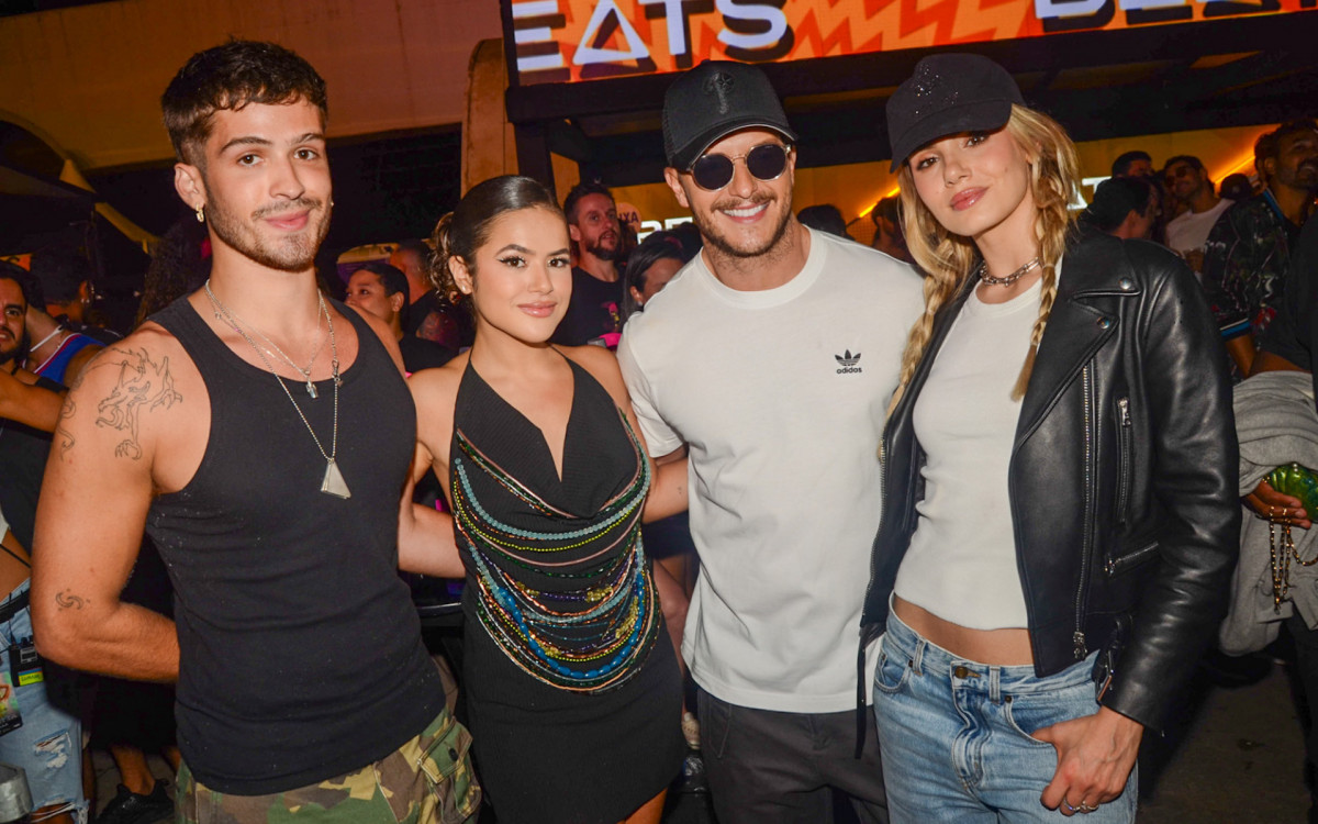 João Guilherme, Maisa, Klebber Toledo e Camila Queiroz aproveitam \'Ensaios da Anitta\', em São Paulo