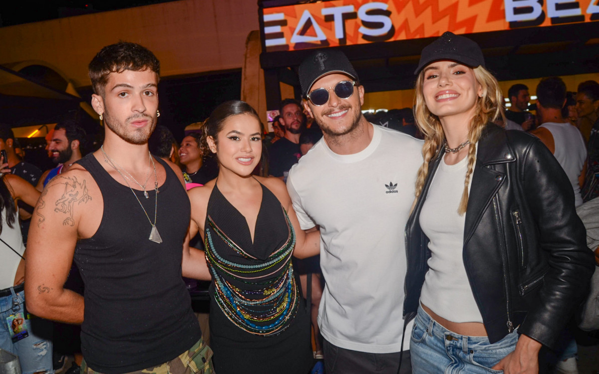 João Guilherme, Maisa, Klebber Toledo e Camila Queiroz aproveitam \'Ensaios da Anitta\', em São Paulo