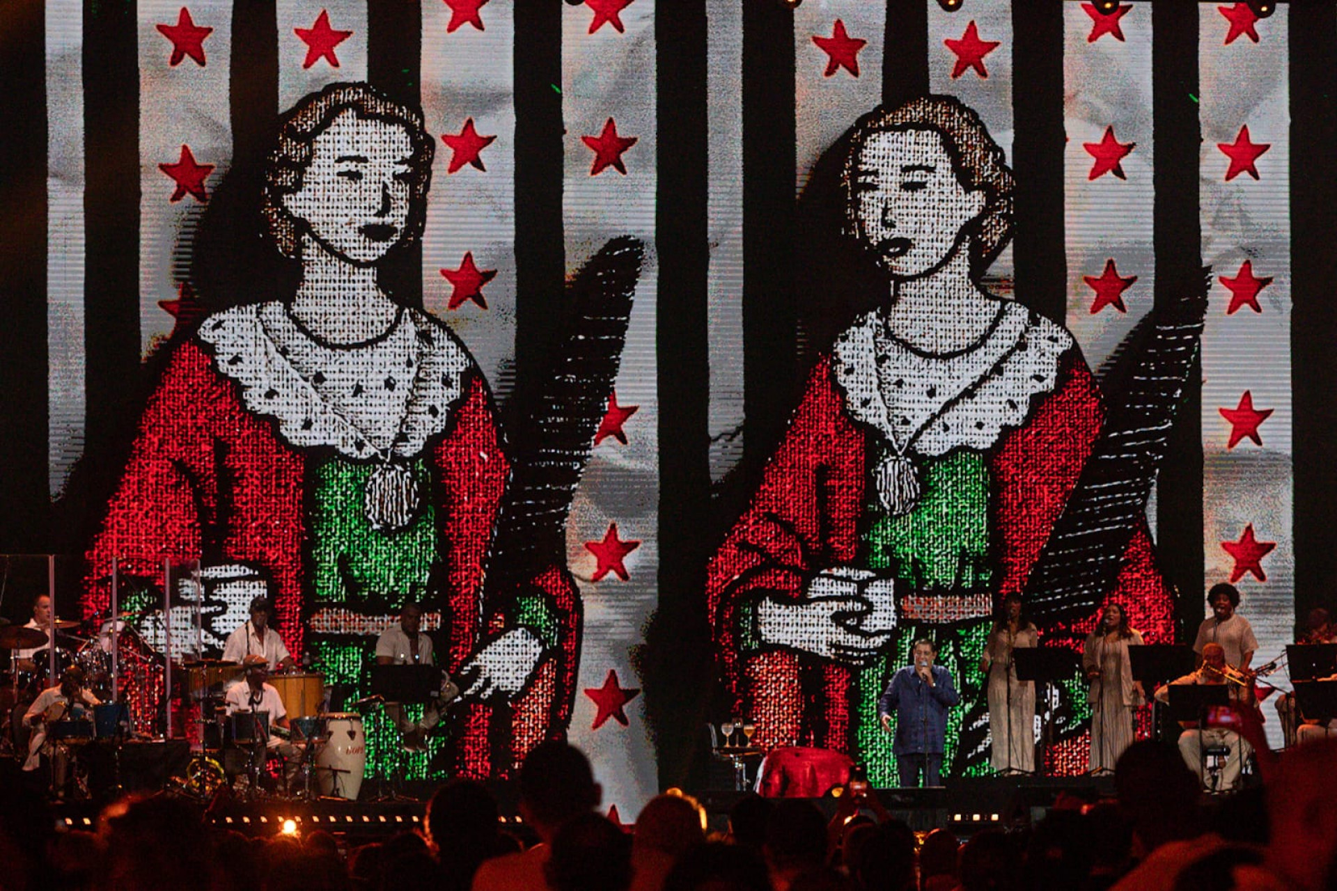 Primeiro show da turnê 'Zeca Pagodinho 40 anos', no Engenhão
 - Renan Areias / Agência O Dia