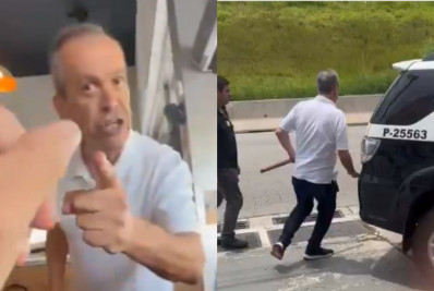 Vídeo: dono de padaria é filmado ameaçando cliente de morte no interior de SP