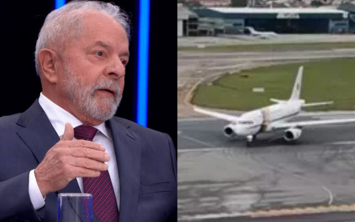 Avião com Lula sofre pane e tem decolagem interrompida em Congonhas - Foto: Reprodução
