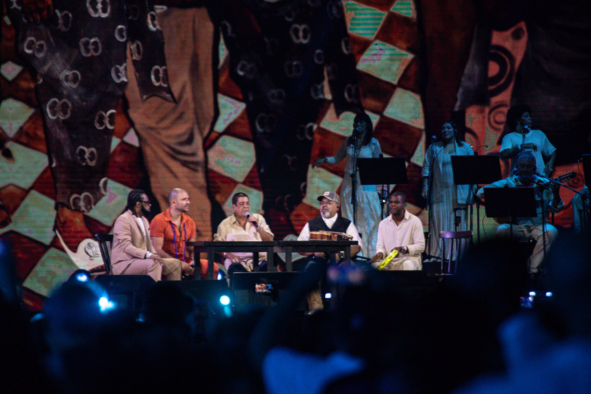 Show do Zeca Pagodinho 40 anos, no Estádio Olímpico Nilton Santos, Zona Norte do Rio de Janeiro, neste domingo (04). - Renan Areias/Agência O Dia