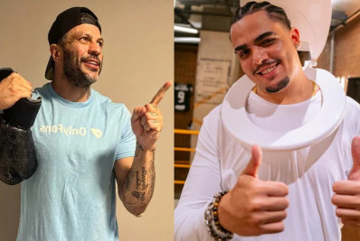 Bambam propõe aposta para apresentador do 'PodPah' antes de luta com Popó