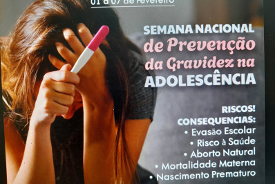 Campanha propõe atividades visando reduzir gravidez na adolescência
