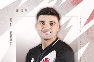 Vídeo: novo reforço do Vasco, Victor Luis manda mensagem para a torcida