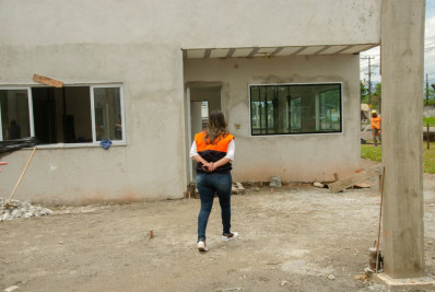 Obras avançadas no posto de policiamento em Japeri 