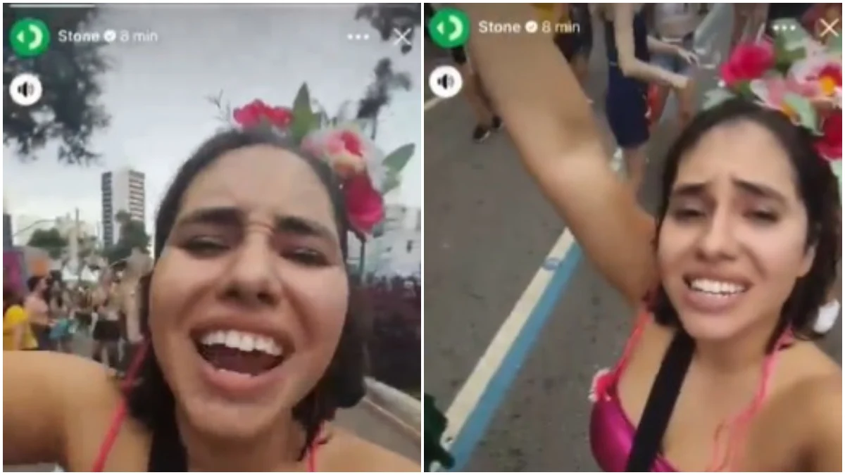 Vídeo: jovem publica curtição em bloco de Carnaval no perfil corporativo e viraliza nas redes 