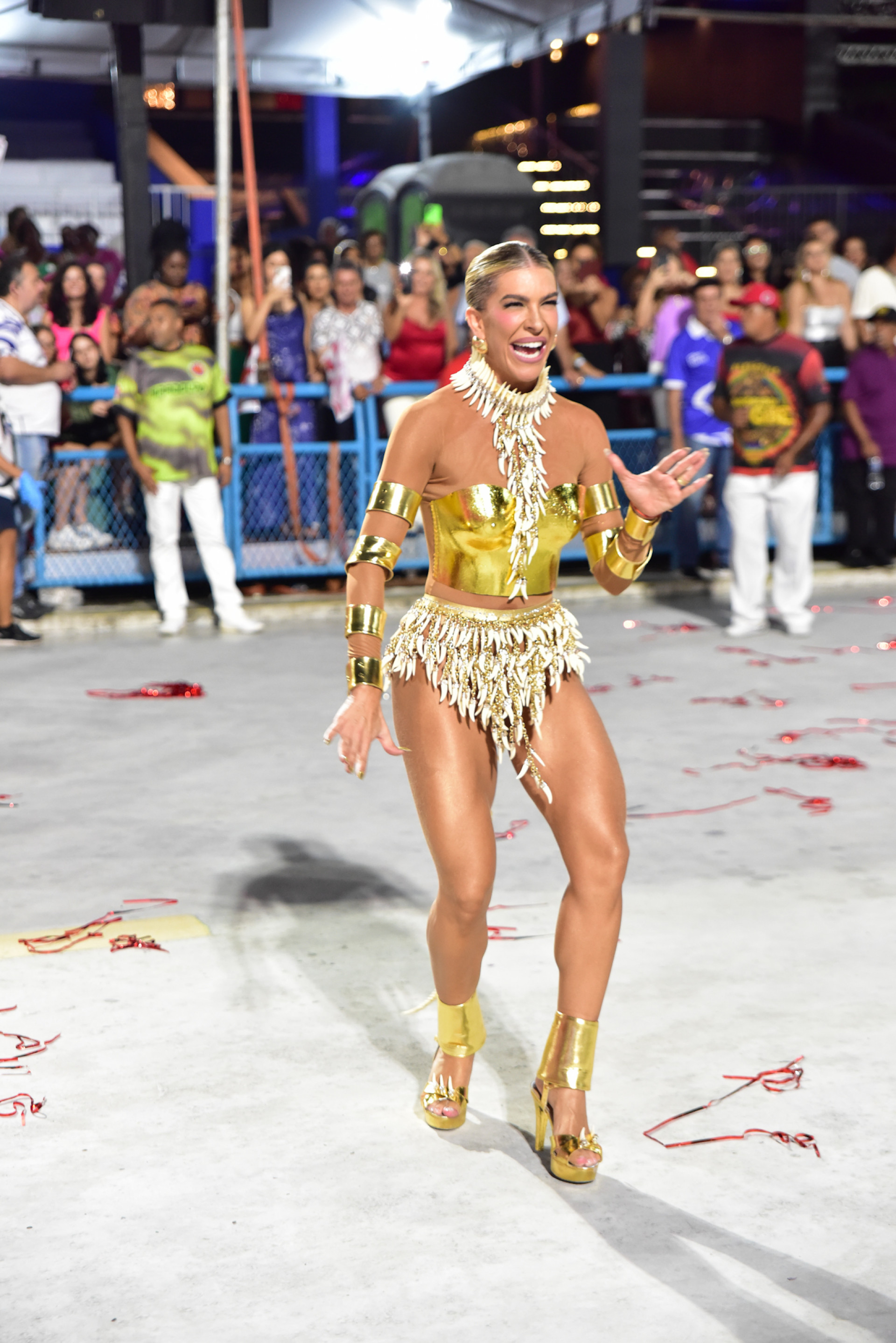 Lorena Improta participa do ensaio técnico da Viradouro - Paulo Tauil e Léo Franco / AgNews