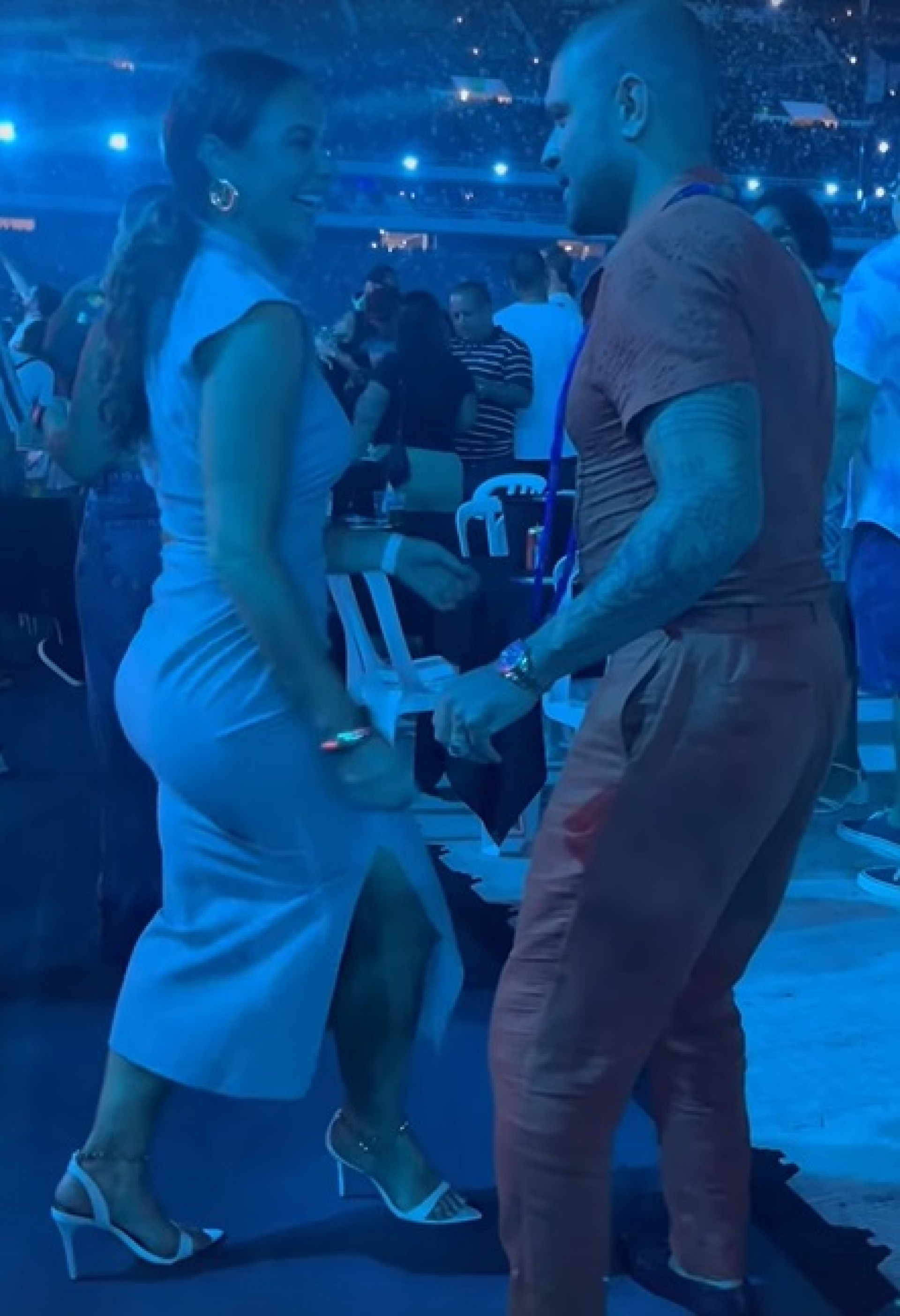 Paolla Oliveira e Diogo Nogueira curtem show de Zeca Pagodinho - Reprodução do Instagram