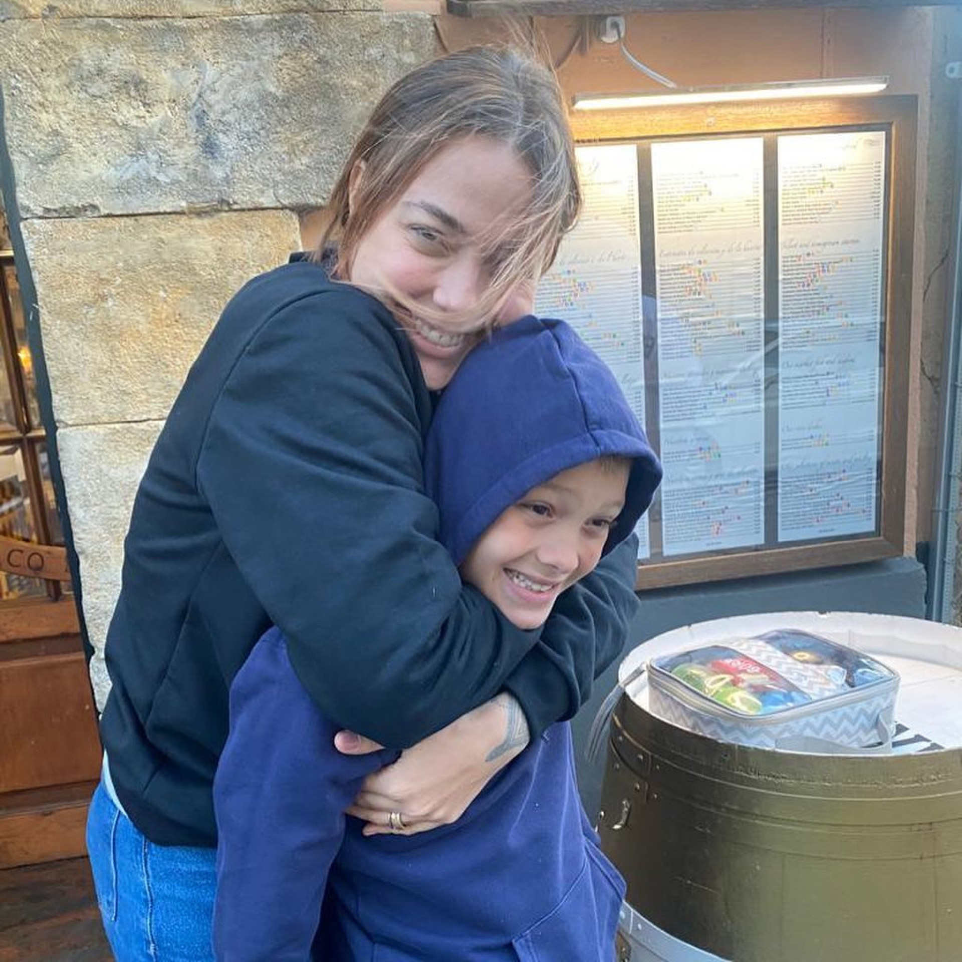 Carol Dantas e Davi Lucca, filho de Neymar - Reprodução