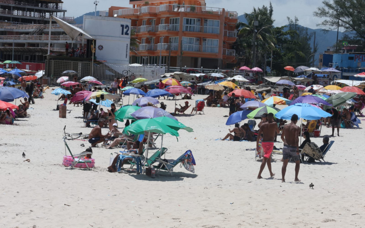 Movimentação no Pontal, Recreio dos Bandeirantes, Zona Oeste do Rio, nesta terça-feira (6)