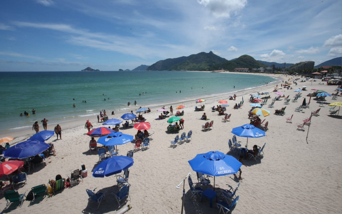 Movimentação no Pontal, Recreio dos Bandeirantes, Zona Oeste do Rio, nesta terça-feira (6)
