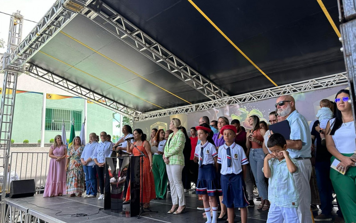Inauguração da Escola Bilíngue Municipal com orientação em Gastronomia e Hotelaria