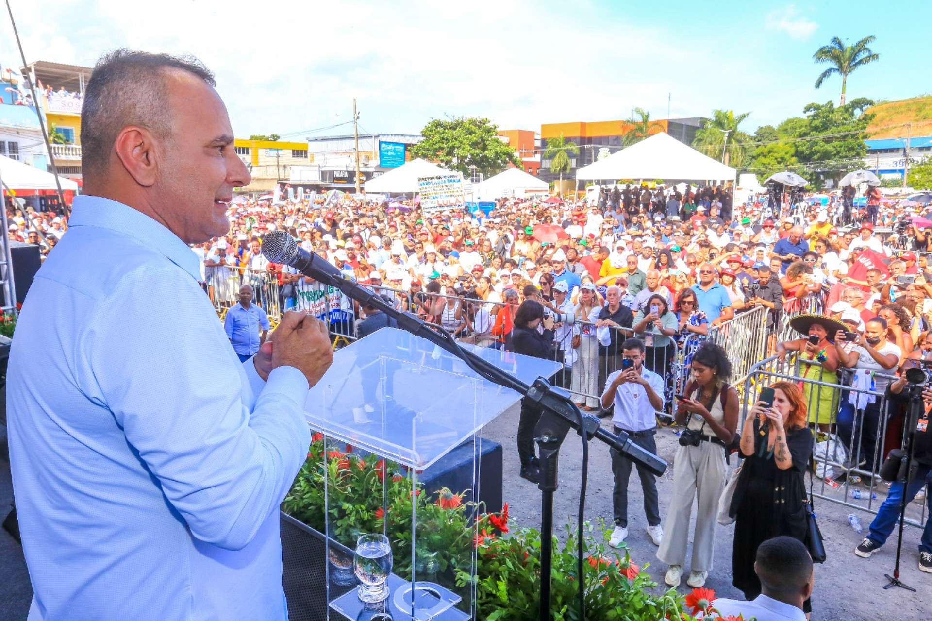 Prefeito Waguinho enfatizou a parceria de sucesso com presidente Lula e governo federal  - Rafael Barreto/PMBR