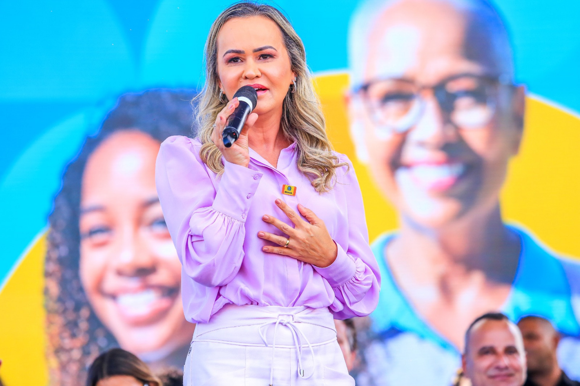 Daniela do Waguinho celebrou festa da democracia e conquistas que continuam a acontecer na cidade - Rafael Barreto/PMBR