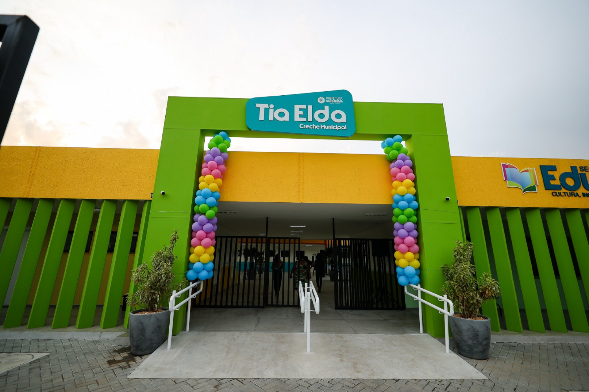 Prefeitura de Saquarema inaugura Creche Professora Elda Amorim da Silva no bairro Asfalto Velho - Divulgação/Prefeitura de Saquarema