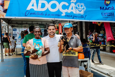 Magé realiza primeira feira responsável de adoção de animais