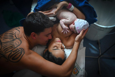 Nasce filha de Mirella Santos e Gabriel Farias 