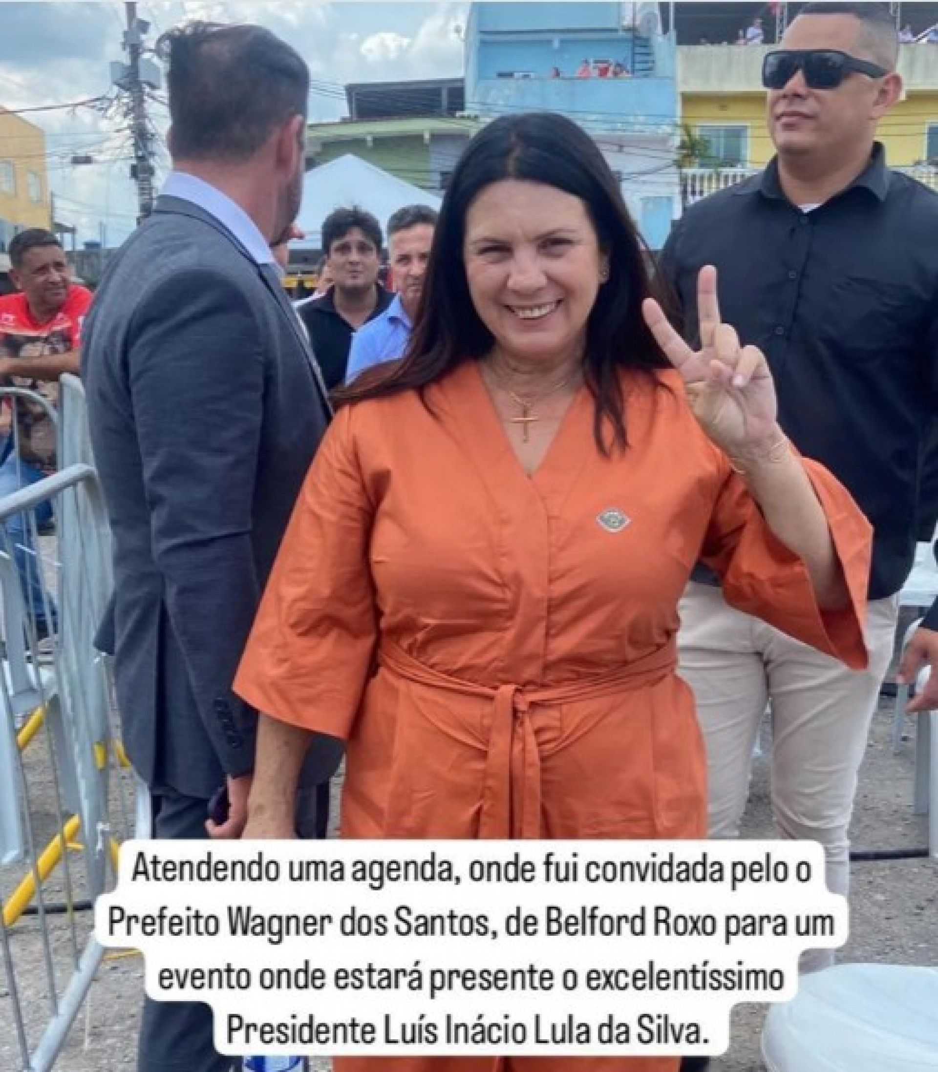 Magdala Furtado participa de evento em Belford Roxo  - Reprodução/ Redes Sociais 