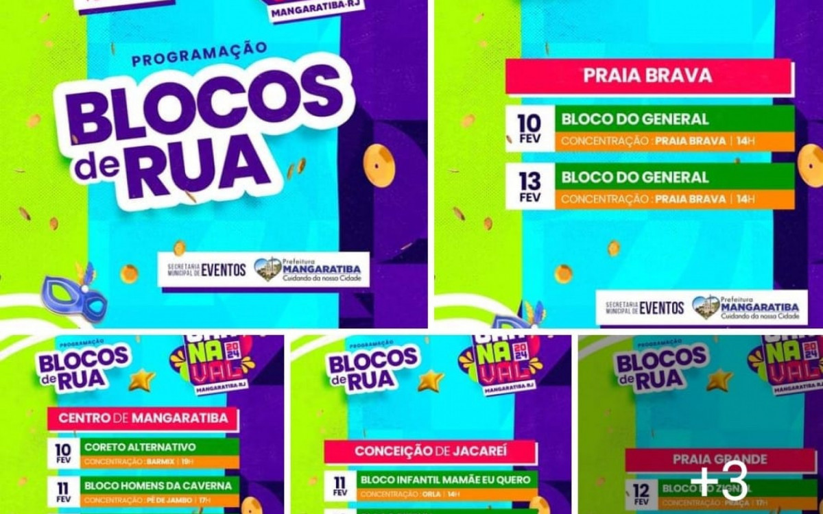 Tudo pronto para a festa da folia 