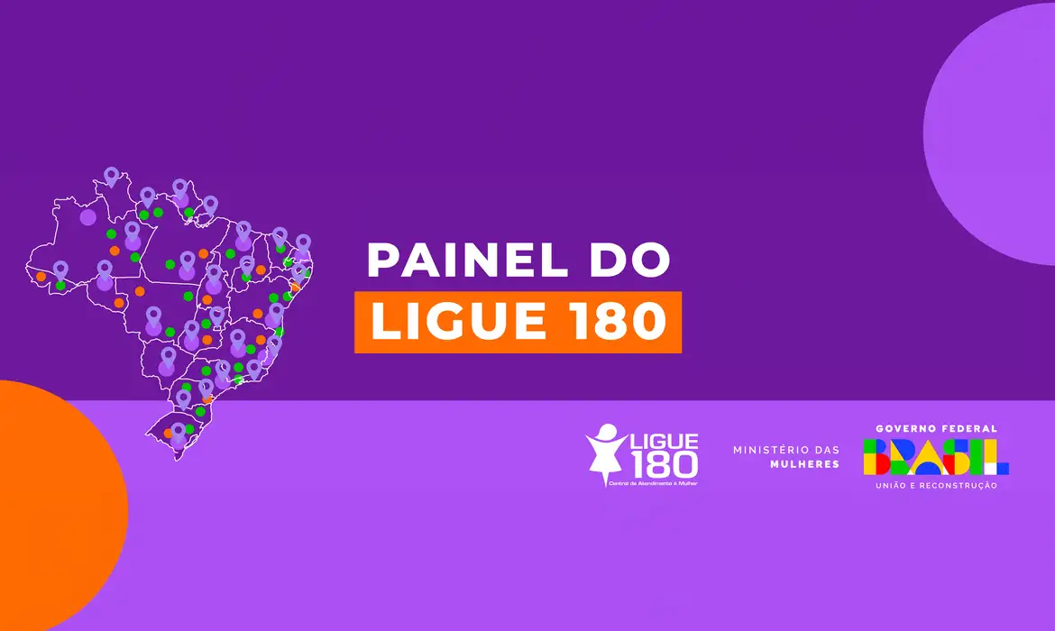 Painel Ligue 180 divulga 2,5 mil serviços de atendimento à mulher