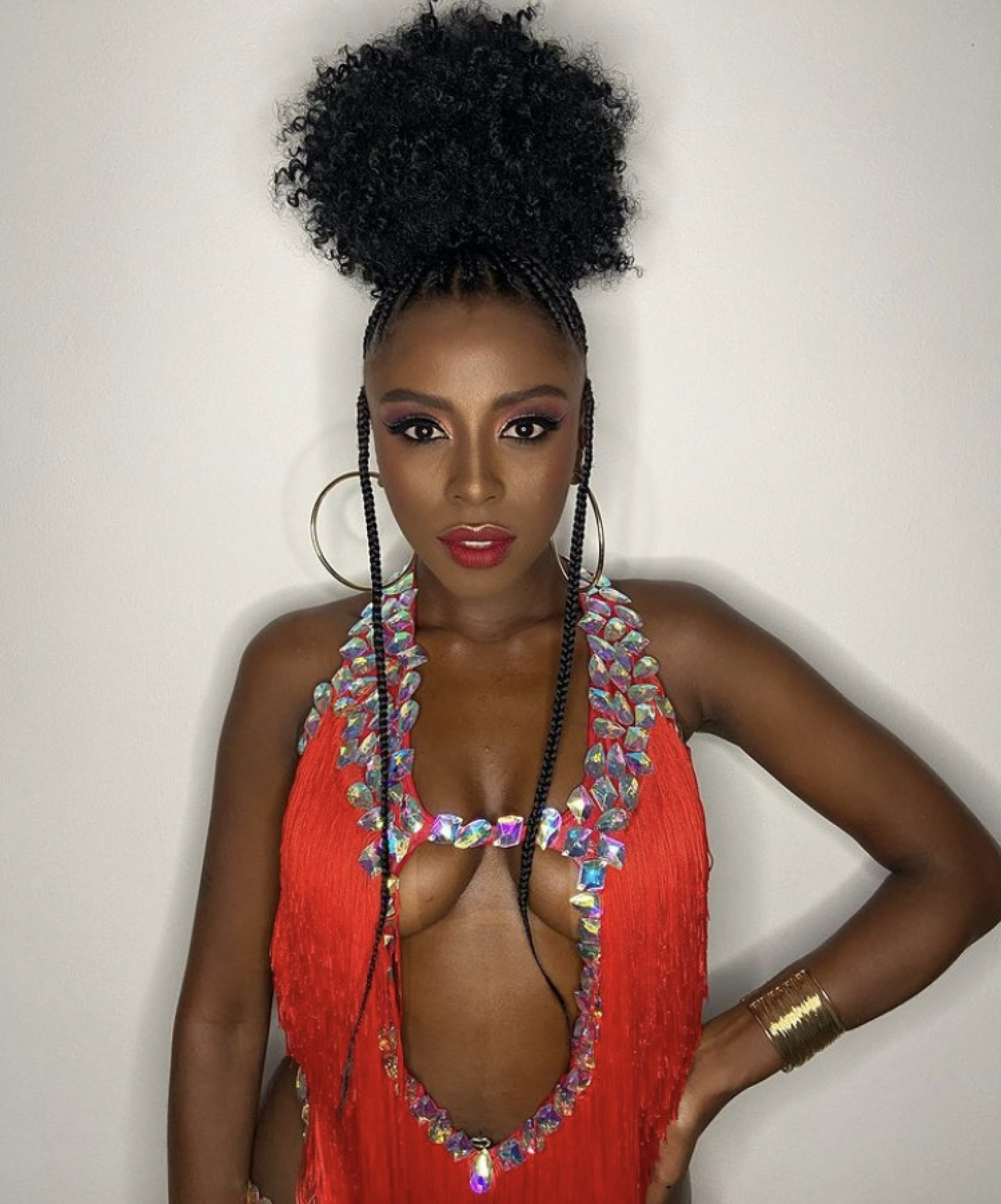 Ana Flávia Barcelos, musa do Acadêmicos do Salgueiro - Reprodução / Instagram