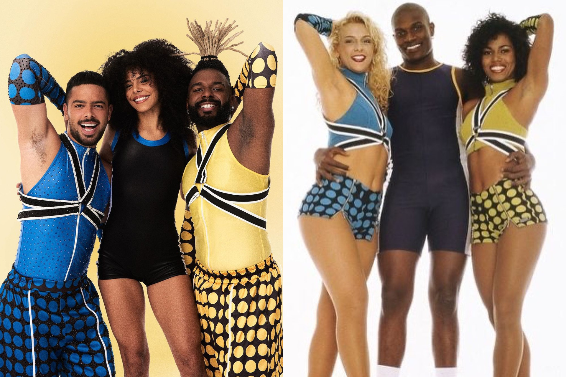 Pedro Sampaio e seus bailarinos usam fantasias inspiradas no grupo ?É o Tchan?
 - Reprodução / Instagram 