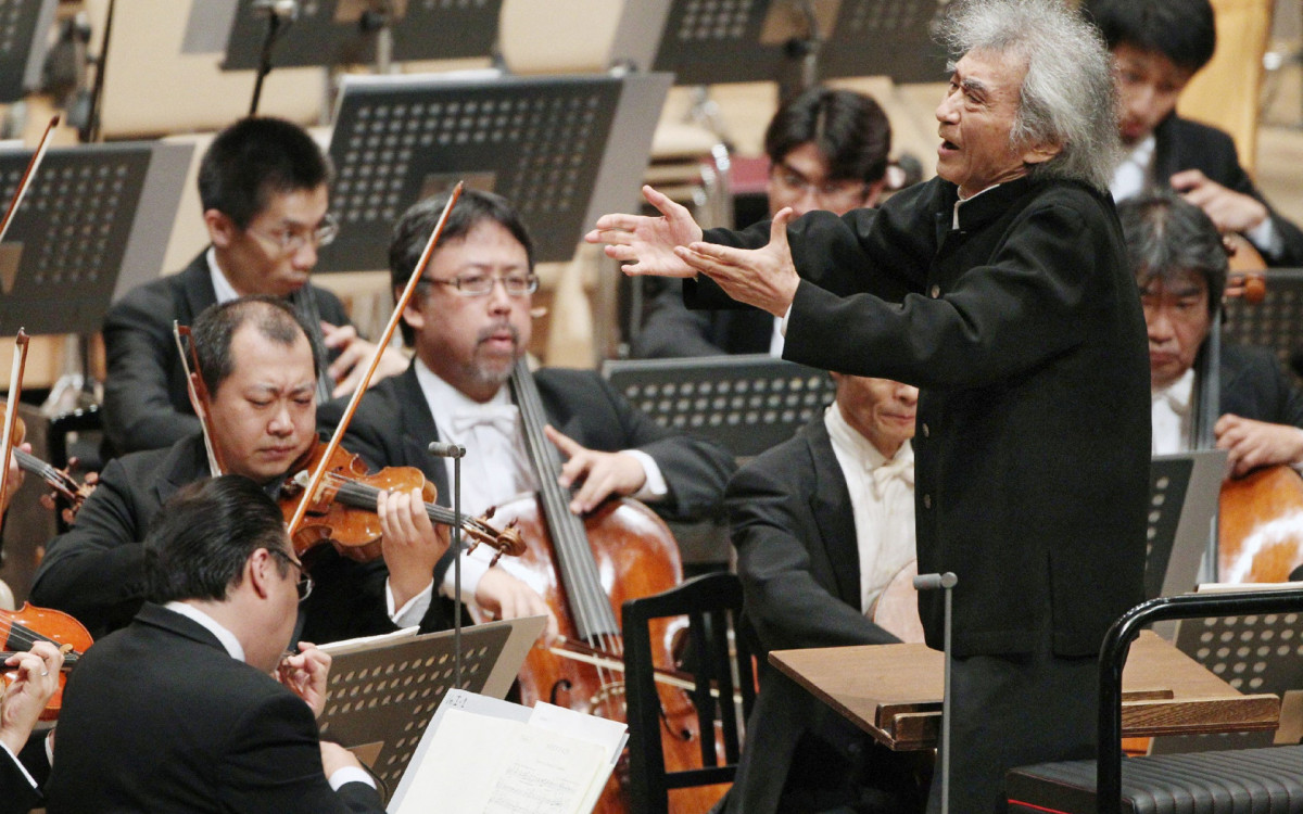 Maestro japonês Seiji Ozawa - AFP