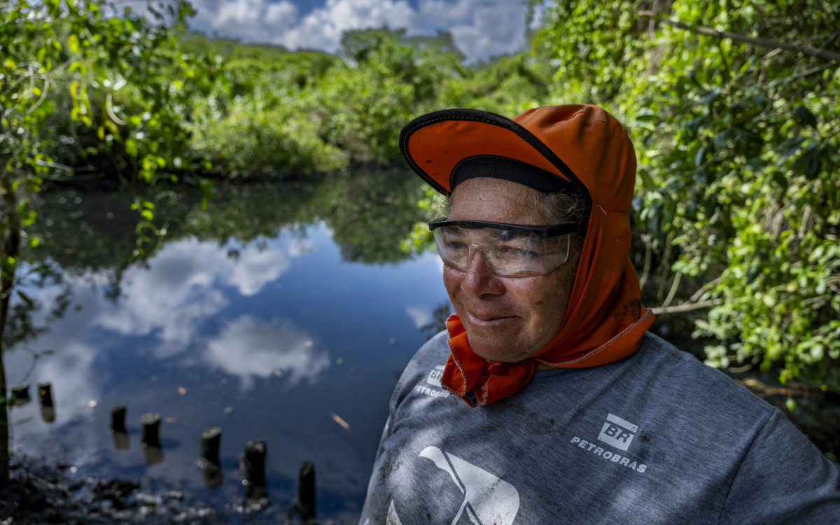 Projeto U&Ccedil;&Aacute; retira toneladas de lixo de manguezais da Ba&iacute;a de Guanabara - Rodrigo Campan&aacute;rio/Divulga&ccedil;&atilde;o