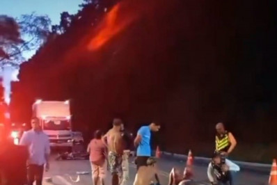 Motociclista morre depois de colisão com um carro na Rio-Santos em Angra dos Reis