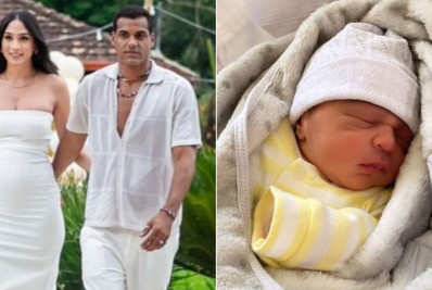 Marcello Melo Jr mostra o rosto do segundo filho pela primeira vez