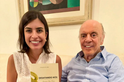 Tabata Amaral se encontra com José Serra e tenta buscar o apoio do PSDB à sua candidatura