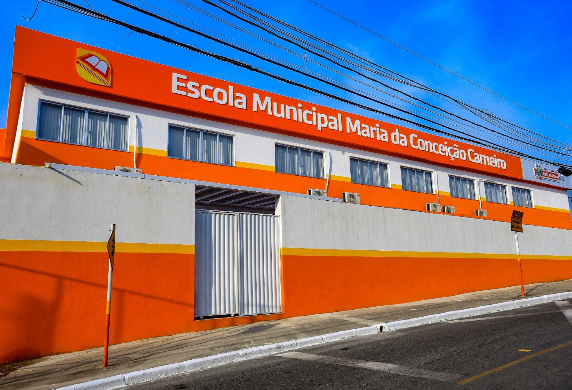 A escola tem capacidade para cerca de 500 alunos do 1º ao 5º ano do ensino fundamental, sendo essa é a primeira do município a funcionar em tempo integral - Rafael Barreto / PMBR