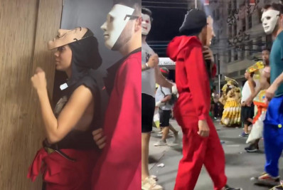 Mascarada, Anitta aproveita carnaval de Salvador no meio da galera