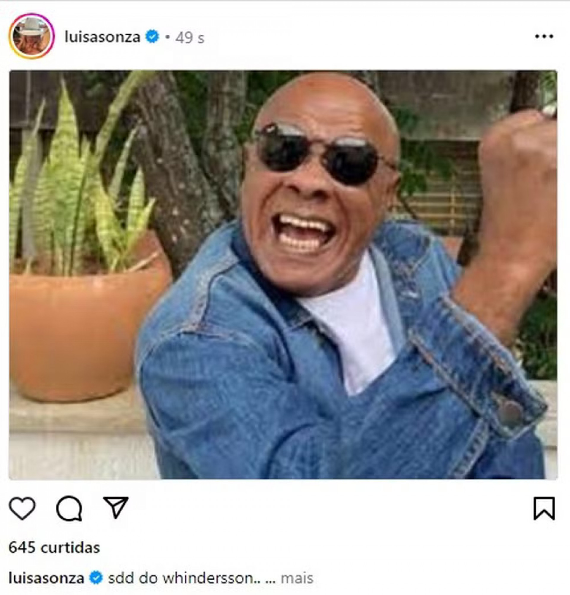 Postagem da Luísa Sonza - Reprodução/Instagram