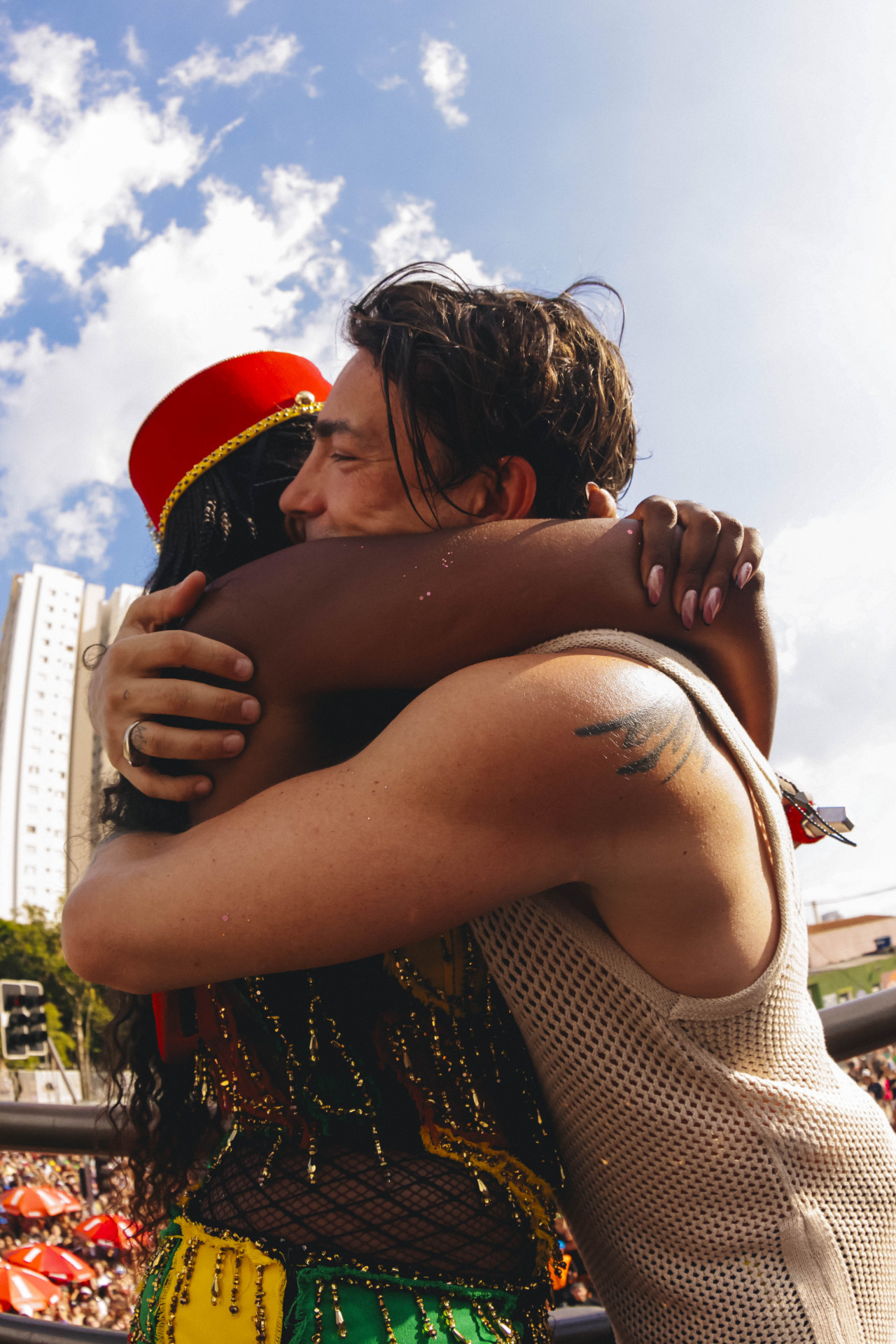 IZA recebeu a banda NX Zero no seu trio em São Paulo - Lana Pinho