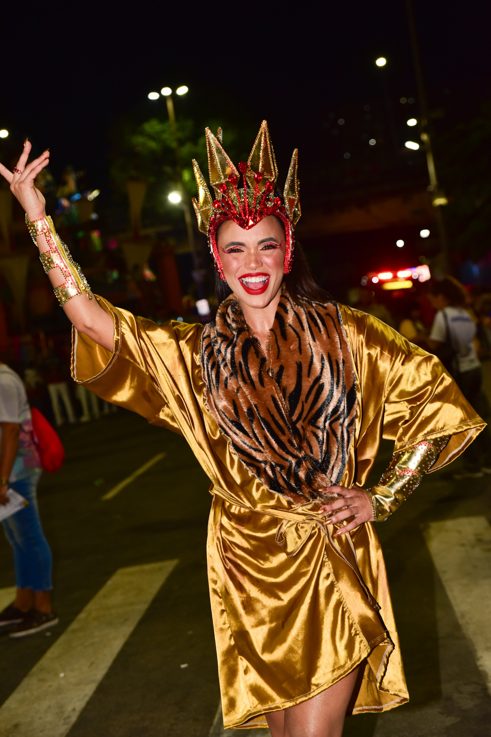 Giovana Cordeiro desfila pela primeira vez na Marquês de Sapucaí - Leo Franco/ Agnews / Agência O DIA