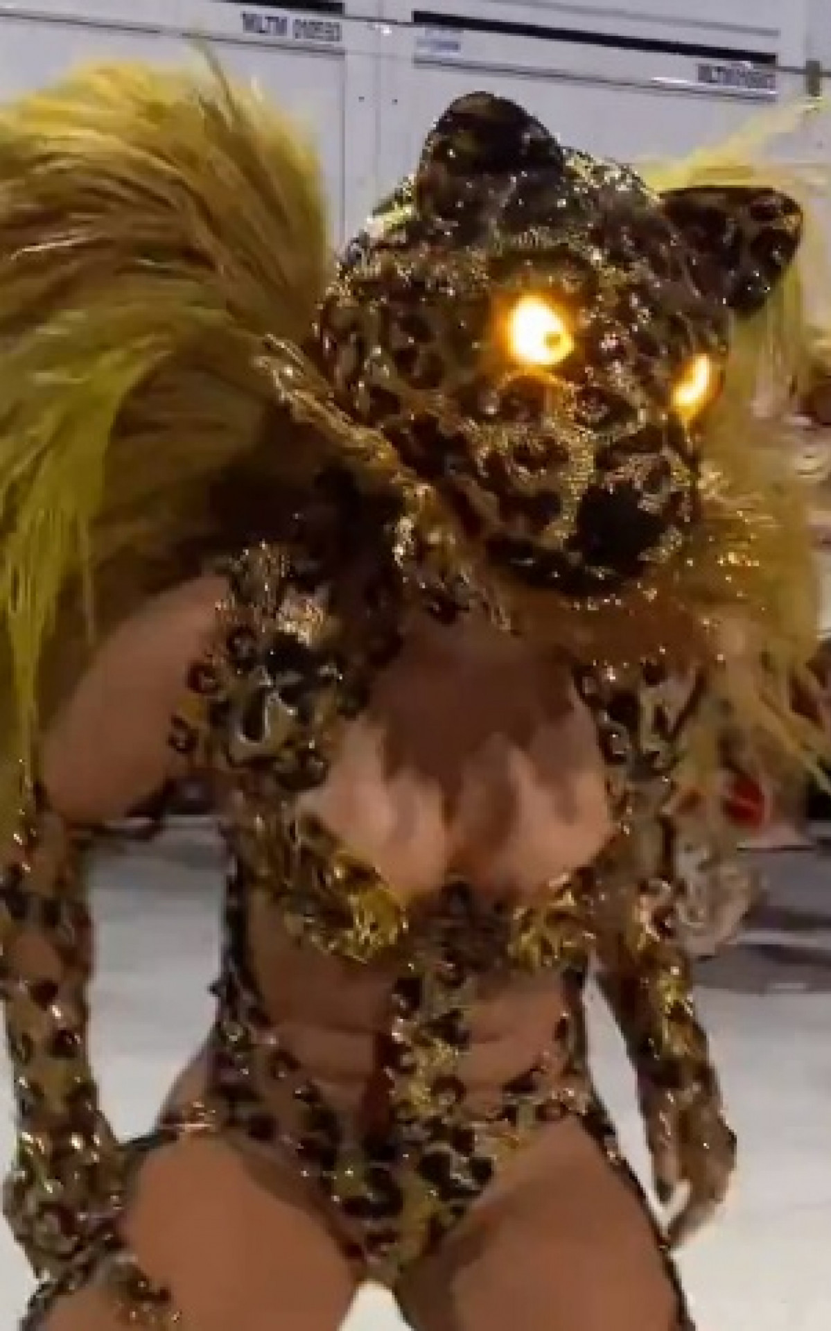 Paolla Oliveira é rainha de bateria da Grande Rio - Reprodução de vídeo