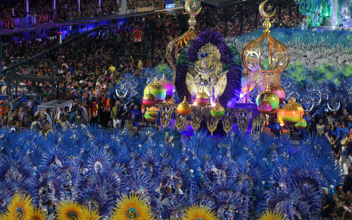 Desfile da Unidos da Tijuca - Cleber Mendes/Ag&ecirc;ncia O Dia