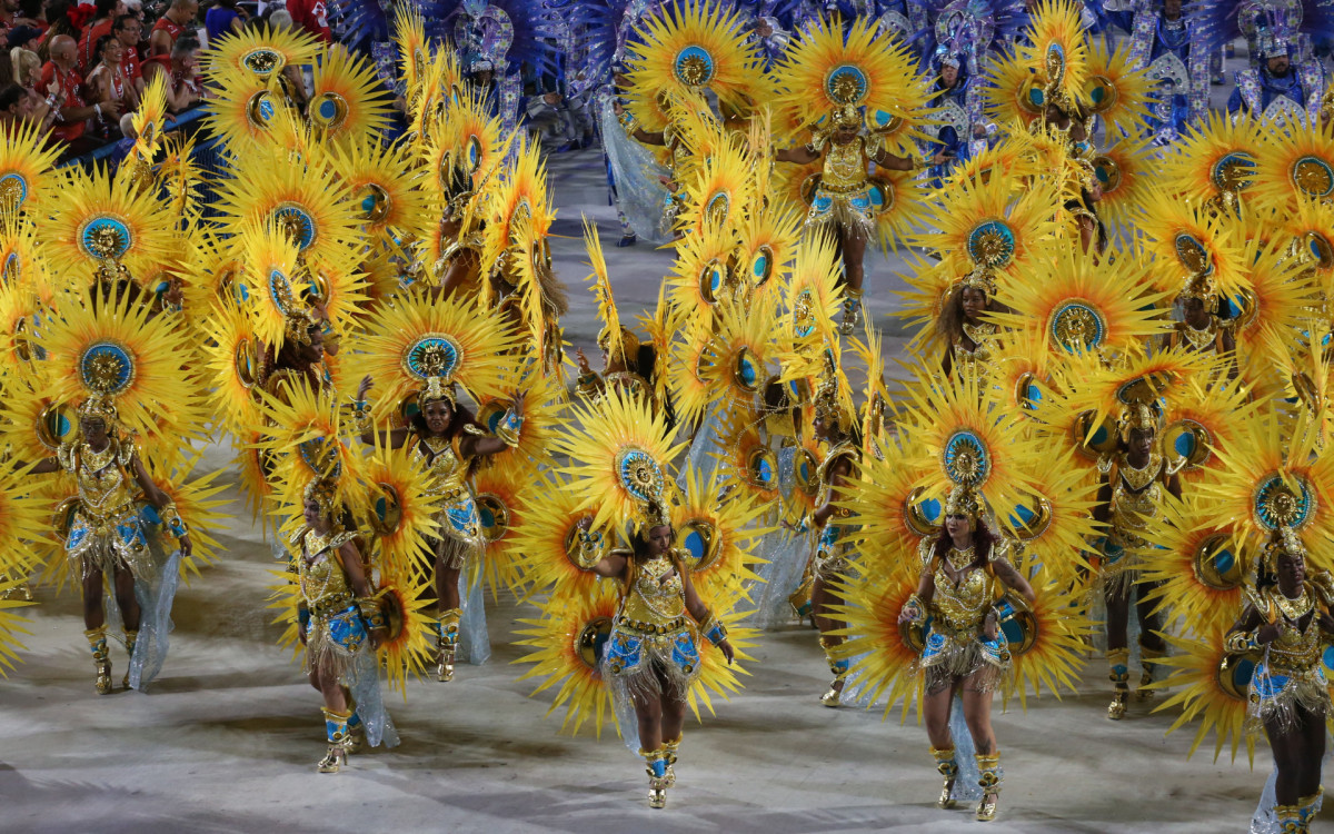 Desfile do Grupo Especial Carnaval 2024 - Desfile da G.R.E.S Unidos da Tijuca, na Avenida Marquês de Sapucaí, no Centro do Rio de Janeiro, neste domingo (11). - Cleber Mendes/Agência O Dia