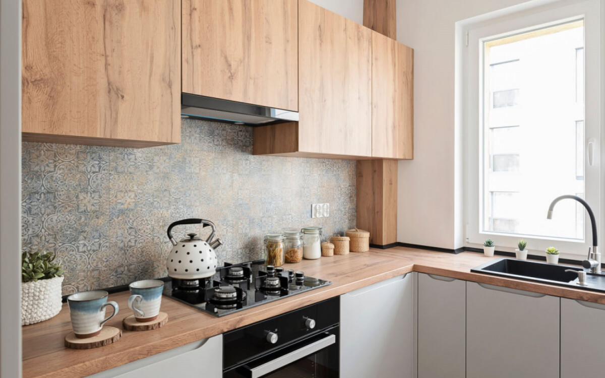 A decoração da cozinha deve sempre equilibrar elementos visuais com a praticidade do dia a dia (Imagem: liloon | Shutterstock)