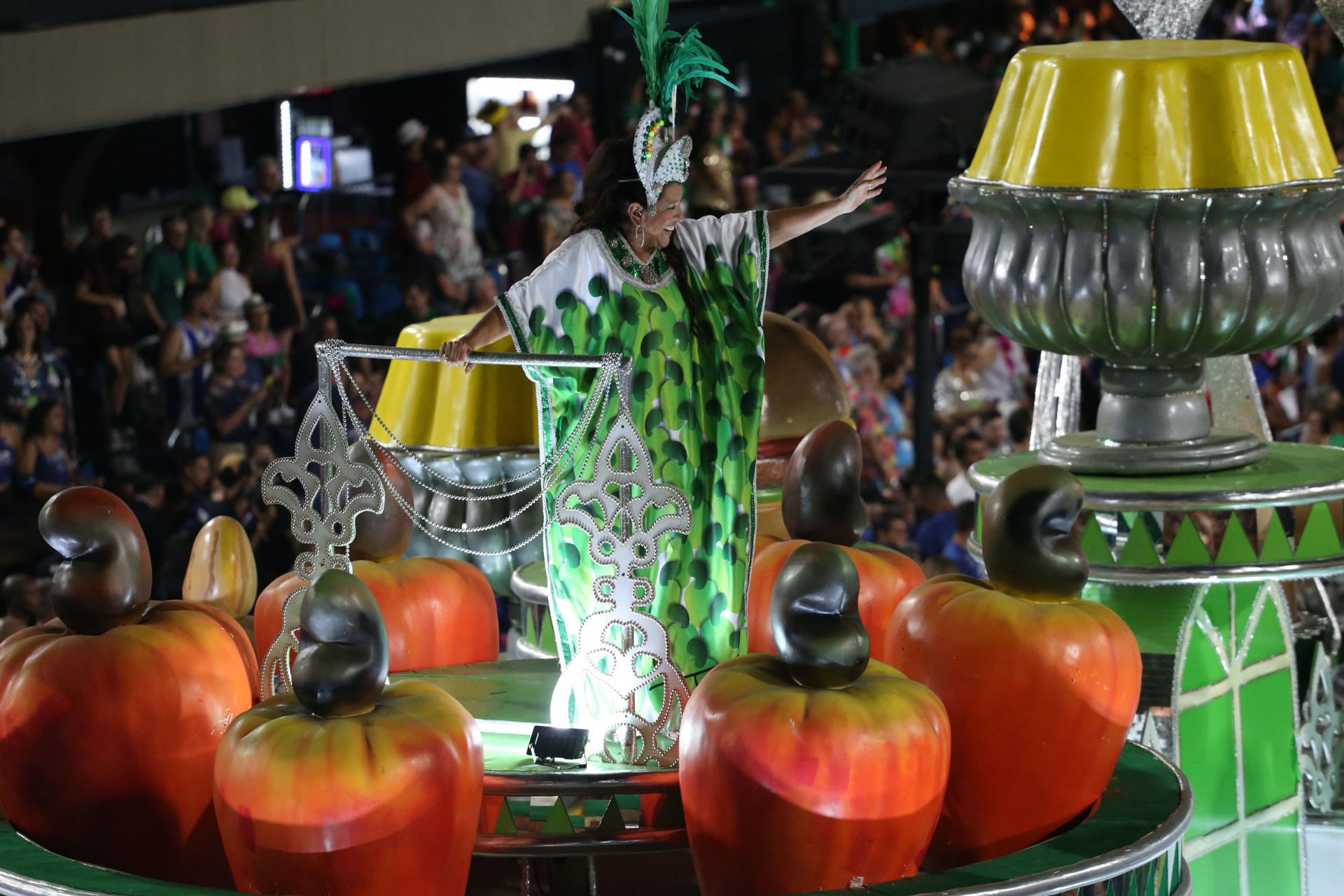 Mocidade desenvolveu enredo sobre o caju - Cleber Mendes / Agência O Dia