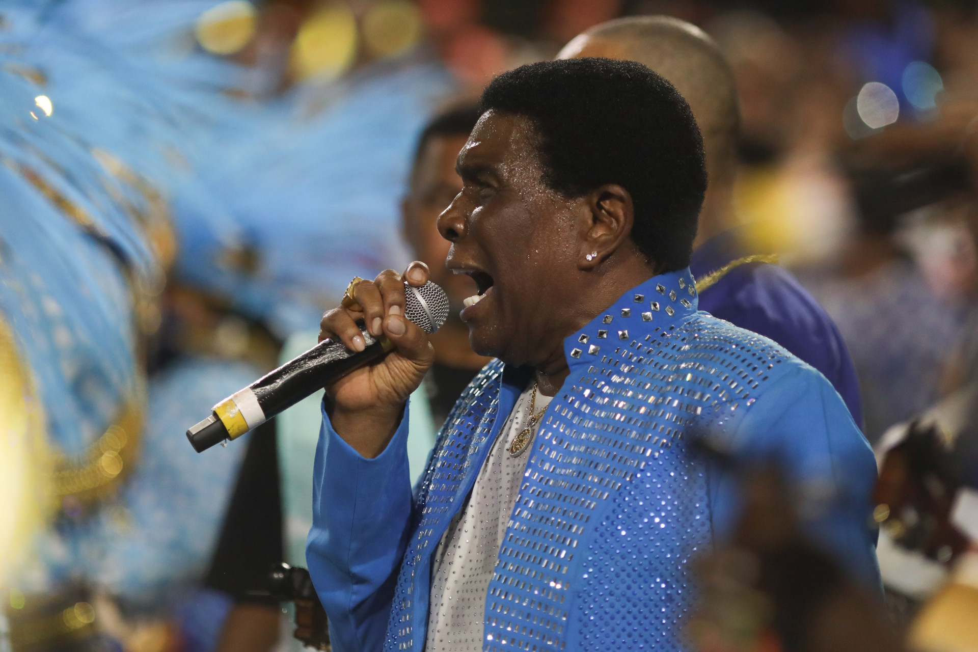 Desfile do Grupo Especial Carnaval 2024 - Desfile da G.R.E.S Beija Flor de Nilópolis, na Avenida Marquês de Sapucaí, no Centro do Rio de Janeiro, neste domingo (11). Foto: Pedro Ivo / Agencia O Dia - Pedro Ivo / Agencia O Dia