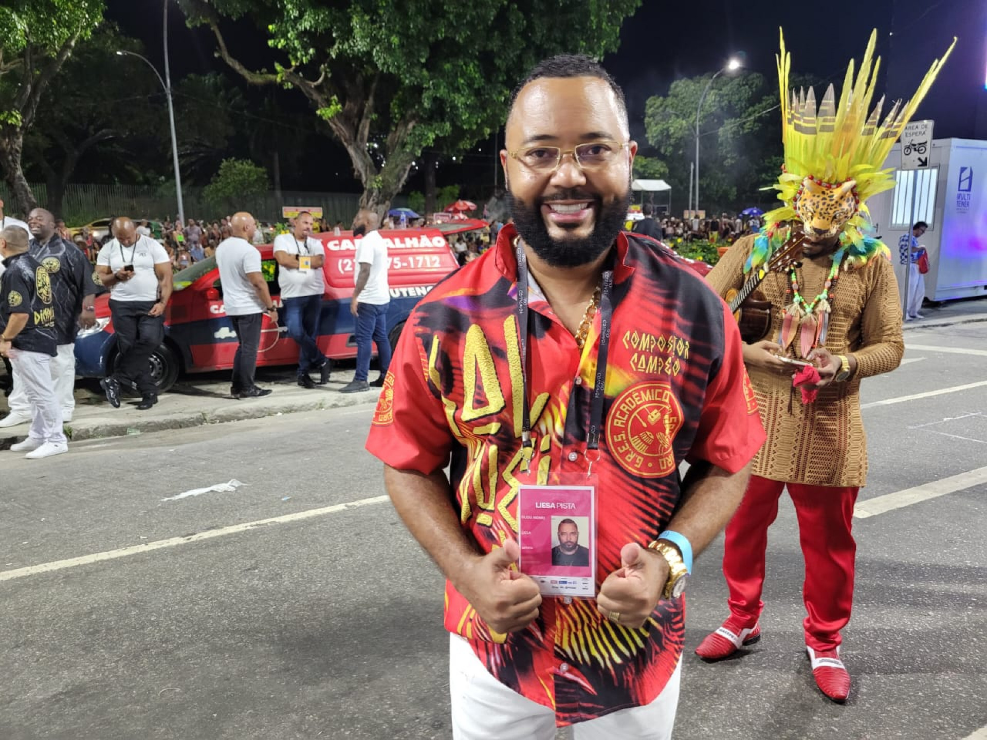 Dudu Nobre, um dos compositores do samba-enredo do Salgueiro - Beatriz Perez / Agência O Dia