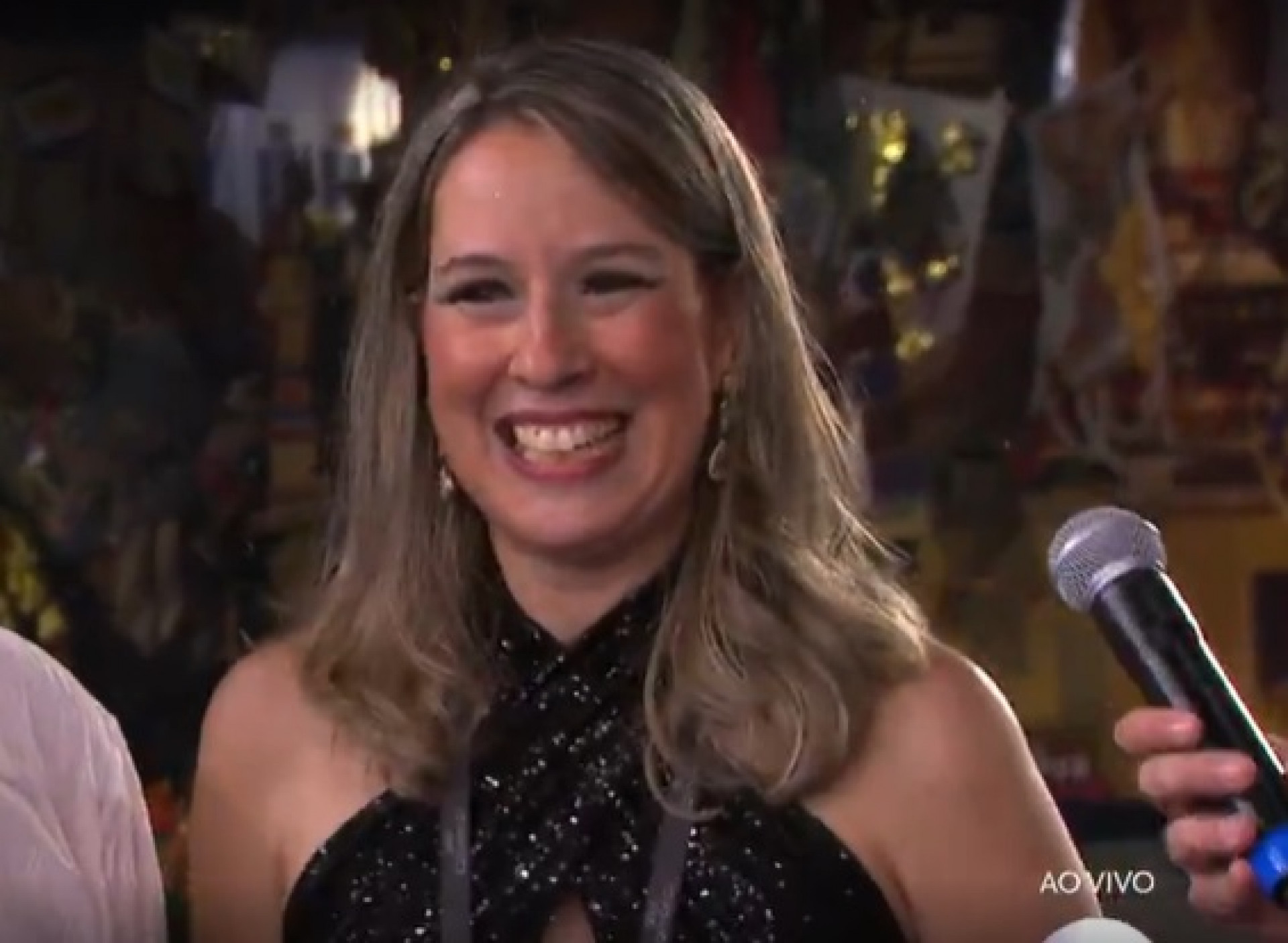 Elizabeth Tinoco é coreógrafa da comissão de frente da Grande Rio - Reprodução de vídeo / TV Globo