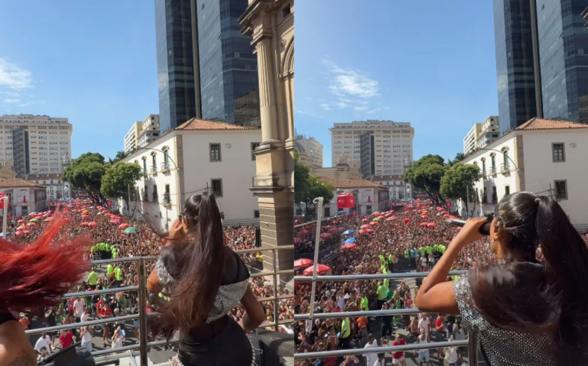 Ludmilla aposta em look all black e levanta multidão no Centro do Rio - Reprodução / Instagram