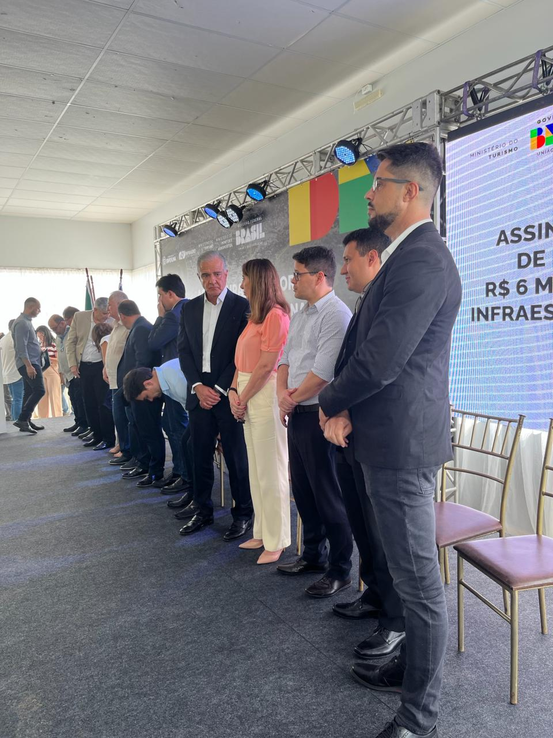 Cerimônia da entrega de outorga do Aeroporto Ernani do Amaral Peixoto à Infraero