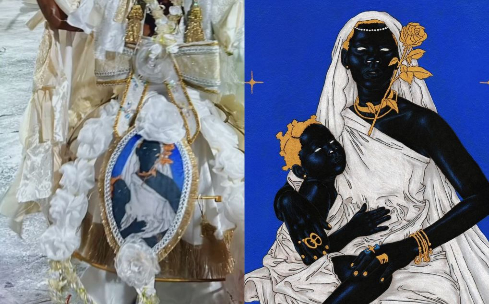 Arte 'Mãe' de Emerson Rocha é usada pela Portela - Reprodução / Instagram